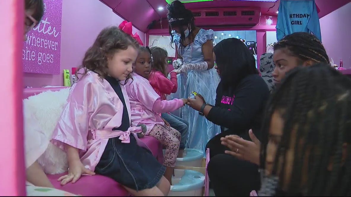 Pretty Girls on the Go mobile spa brings glamour and positive message to young ladies